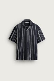 CHEMISE À RAYURES EN JACQUARD, COUPE CLASSIQUE – Image 2