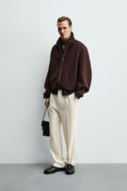 BOXY FIT WOOL BLEND JACKET – Image 3